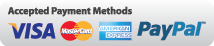 We accept Visa | Mastercard | American Express | PayPal