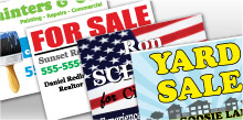 Custom Signs, Yard Signs, and Lawn Signs