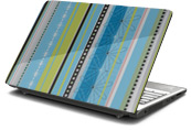 Artsy Blue Laptop Skin