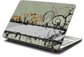 Curly Q Laptop Skin