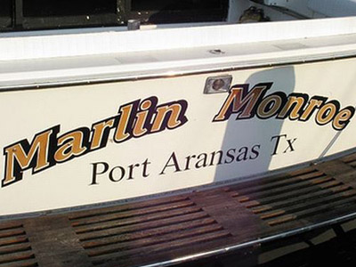 Vinyl Lettering for Boats