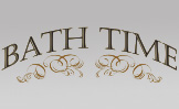 Bath Time Lettering