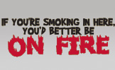 Smoking Wall Lettering