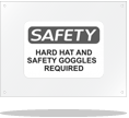 Gray OSHA Safety Signs