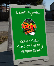 Restaurant Sidewalk Sign