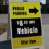 Parking Sidewalk Sign Thumbnail