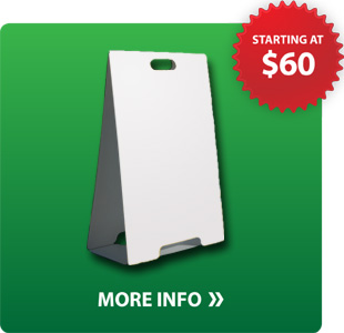Frameless sidewalk sign kit info