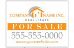 Orange Real Estate Yard Sign Orange Real Estate Yard Sign