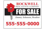 Key Real Estate Yard Sign Key Real Estate Yard Sign