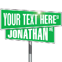 Personalized Street Signs - 50% OFF